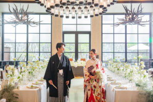 和装も合うアートなストーンヒルズ