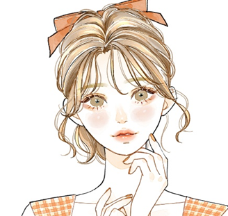 ザ・お姫様のプリンセスを目指している方にお勧めのメイク。
どういったメイクをしたらいいかわかる写真。