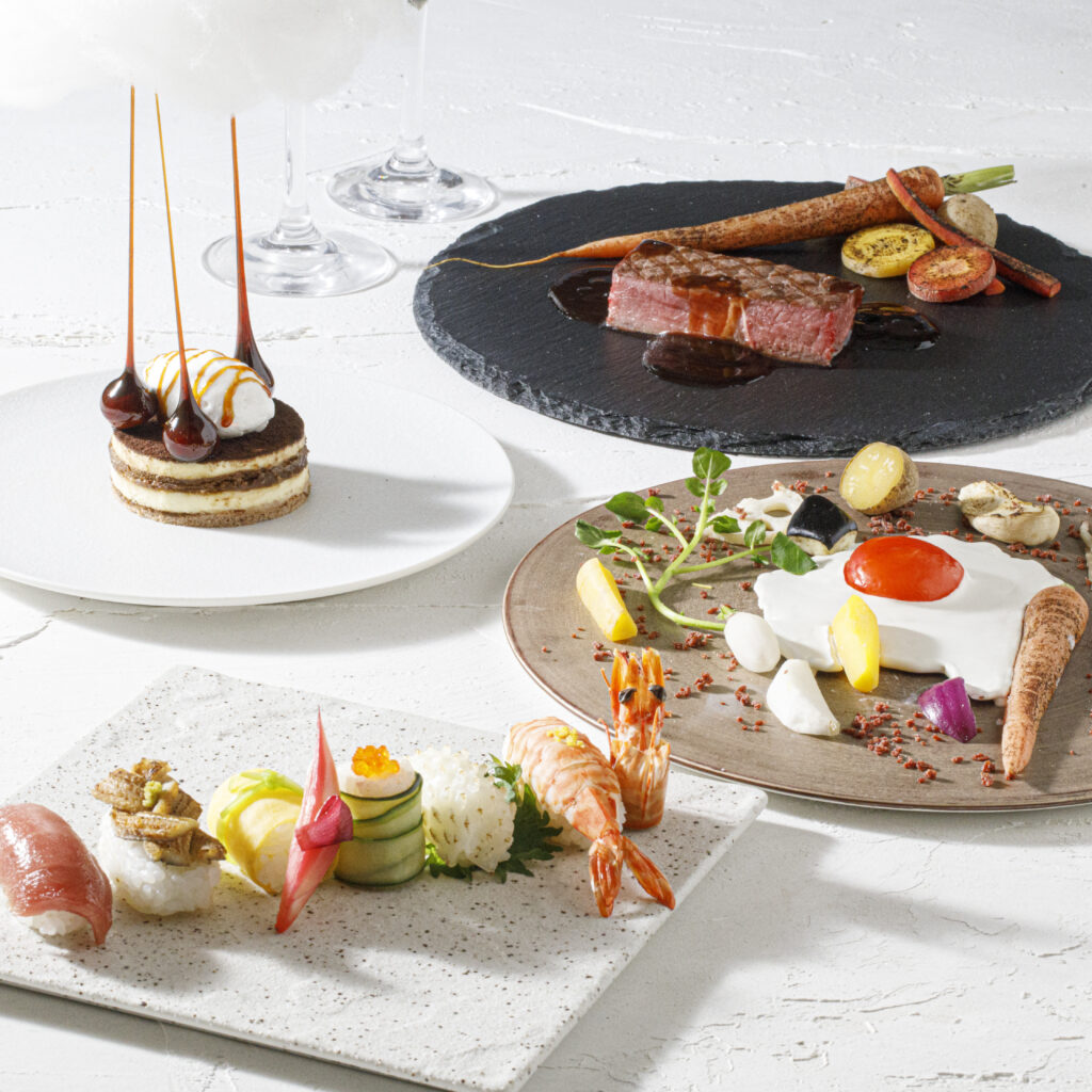 名古屋の結婚式場ビアンカーラヒルサイドテラス。美しいフレンチだけでなく、本格和食も選べるのが魅力。